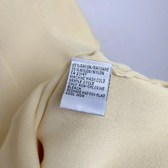 Talbots Womens Petite M Vintage Square  Neck Ribbed Knit Short Sleeve Sweater - Picture 9 of 11